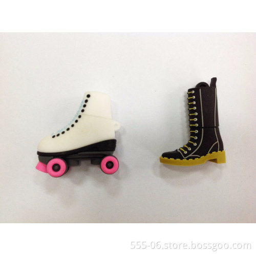 pvc customized shoes shape usb drive